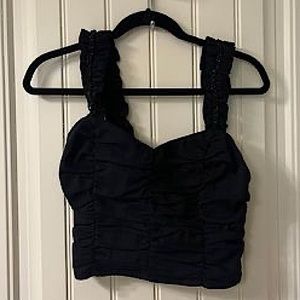 Forever 21 black sparkle tank